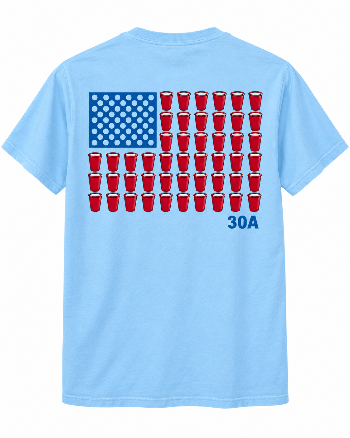 30A Beer Pong Flag Tee