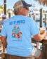 Gulf Of America Trump Float Tee - Chambray