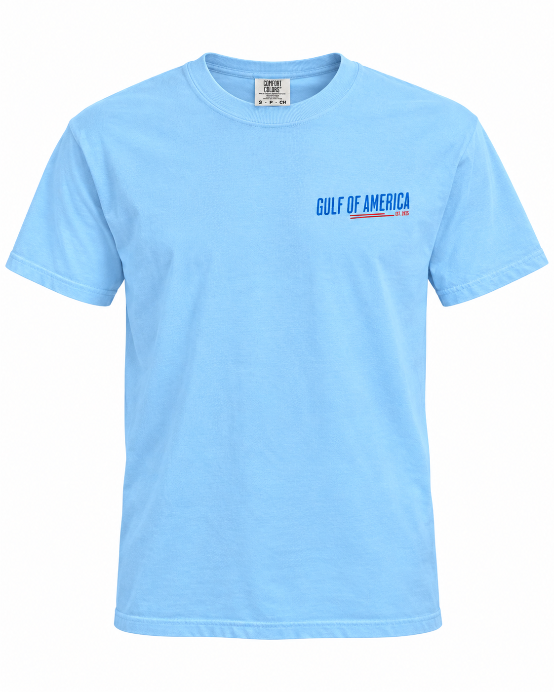 Gulf Of America Trump Float Tee - Chambray