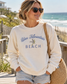 Blue Mountain Lupine Sweatshirt - Ivory