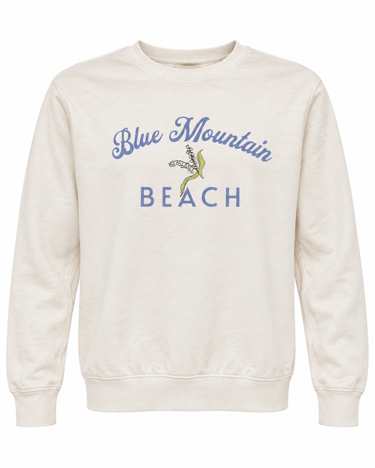 Blue Mountain Lupine Sweatshirt - Ivory