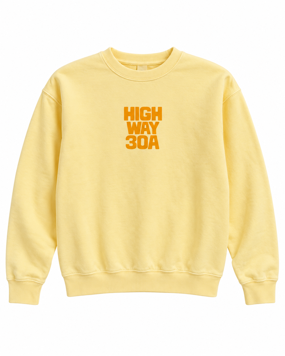 Places on 30A Sweatshirt 26' - Yellow on Yellow