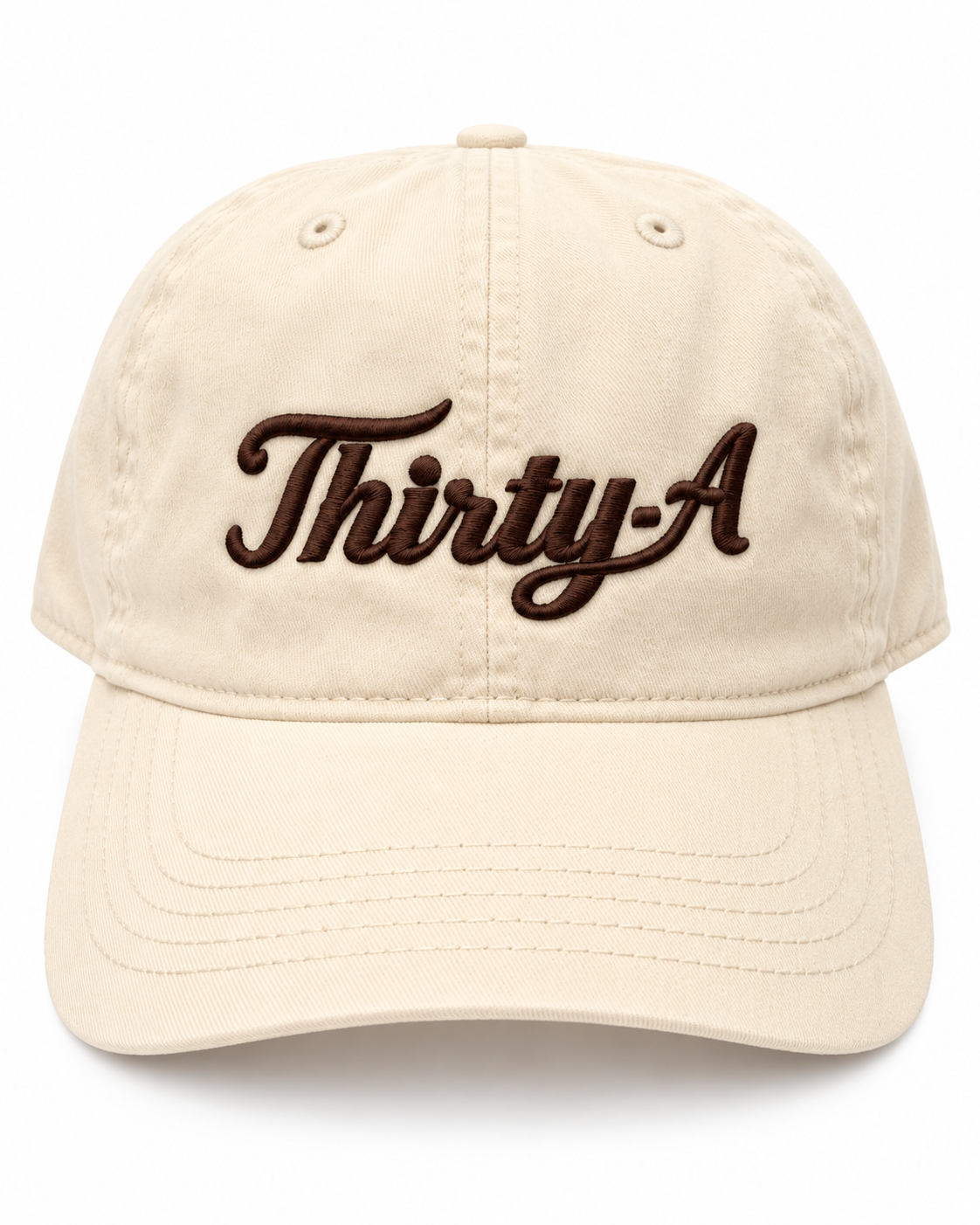 Thirty A Hat Cream/Brown - Comfort Colors