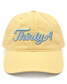 Thirty A Hat Yellow/Blue - Comfort Colors