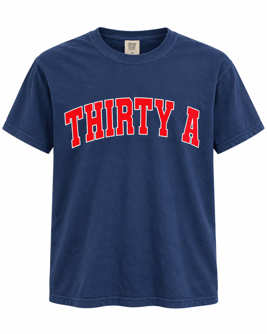 Thirty A Tee - True Navy/Red