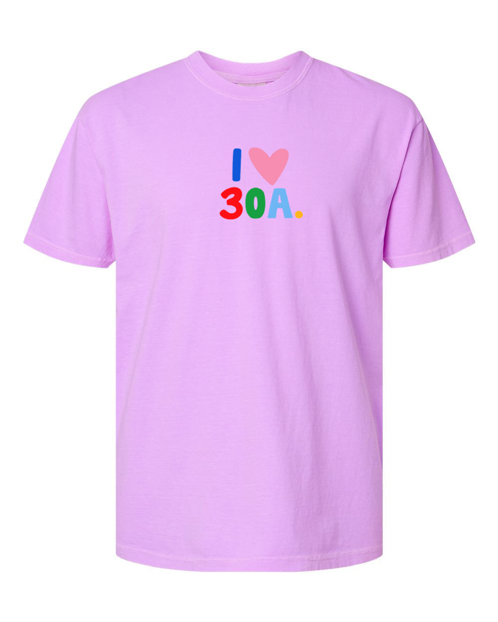 Places on 30A 26' Tee - Multi on Violet