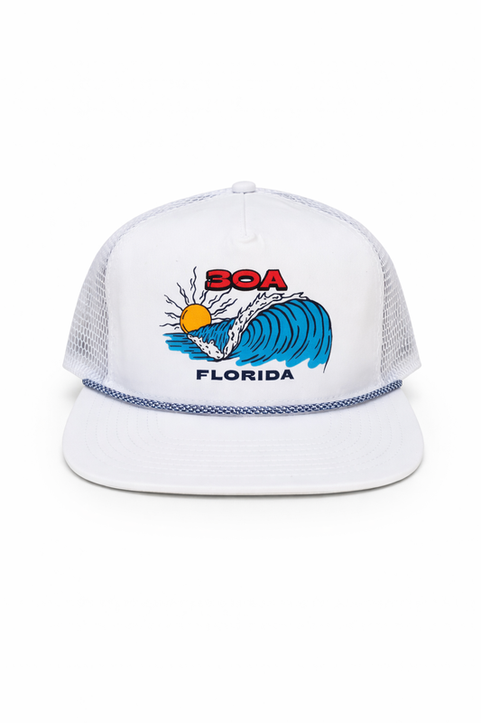 White 30A Rope Hat
