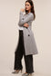 Timeless Cashmere Blend Peacoat - Heather Grey