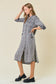 Frayed Tencel Denim Midi Dress