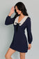 Long Sleeve Mini Dress with Collar