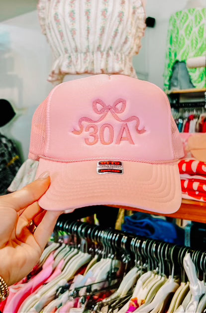 30A Bow Embroidered Hat