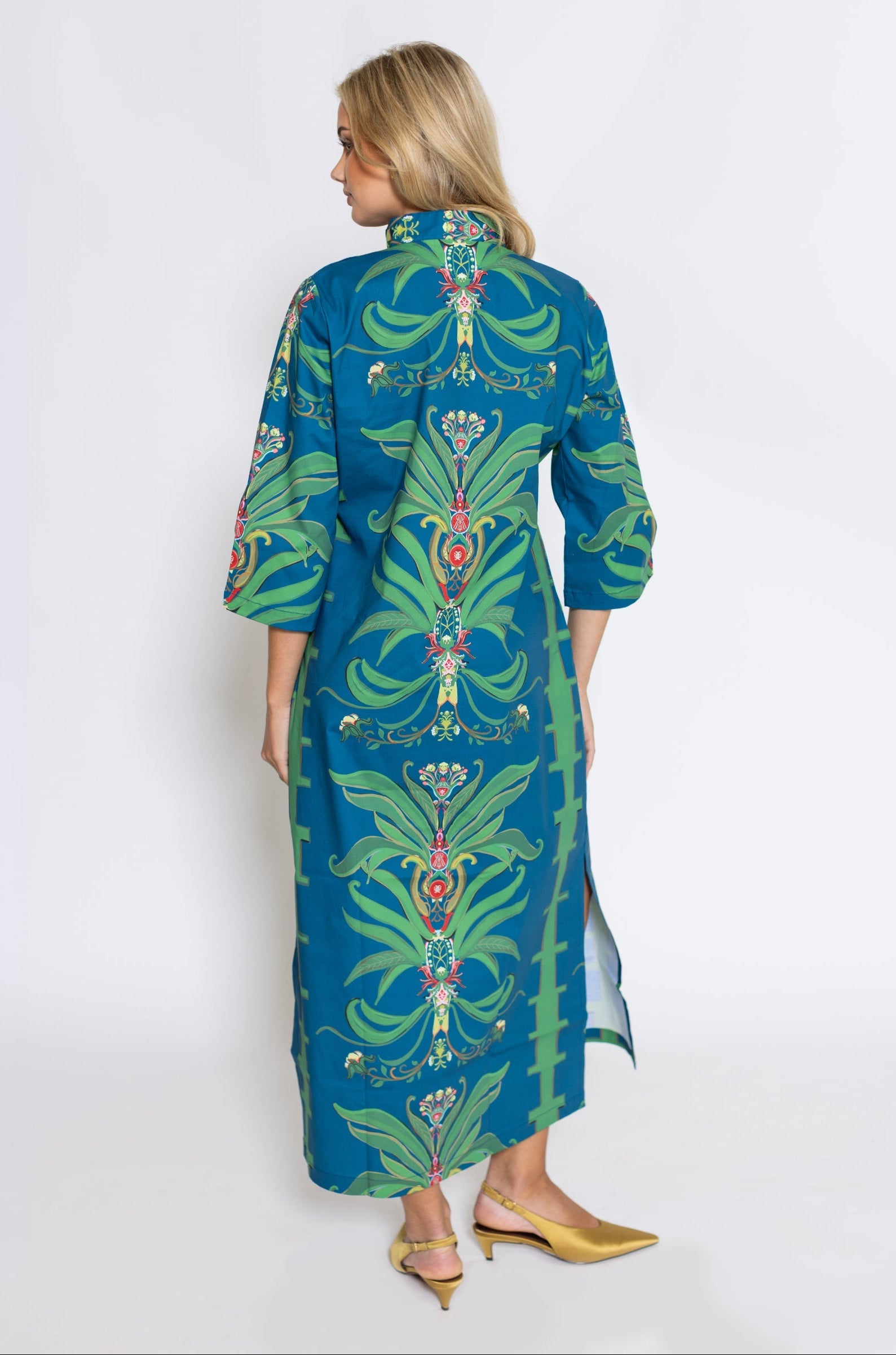 House of MBR Boll and Vine Bouvier Long Dress