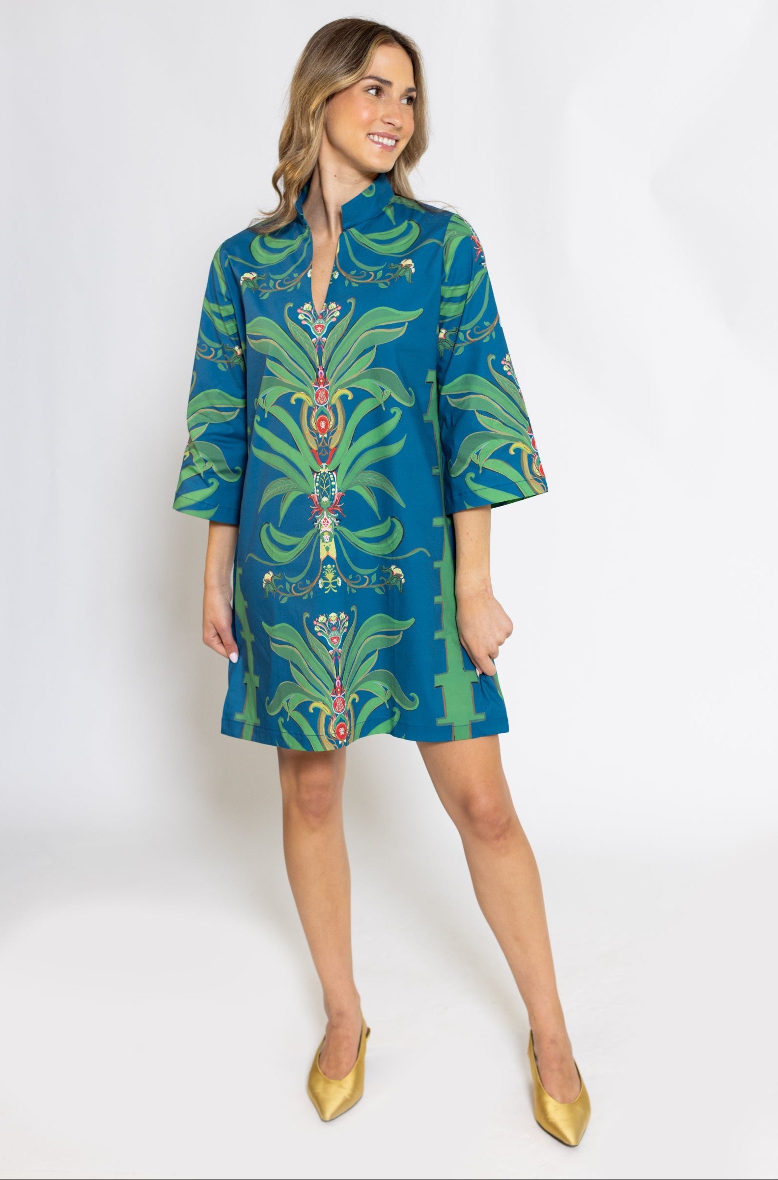 House of MBR Boll and Vine Bouvier Short Dress