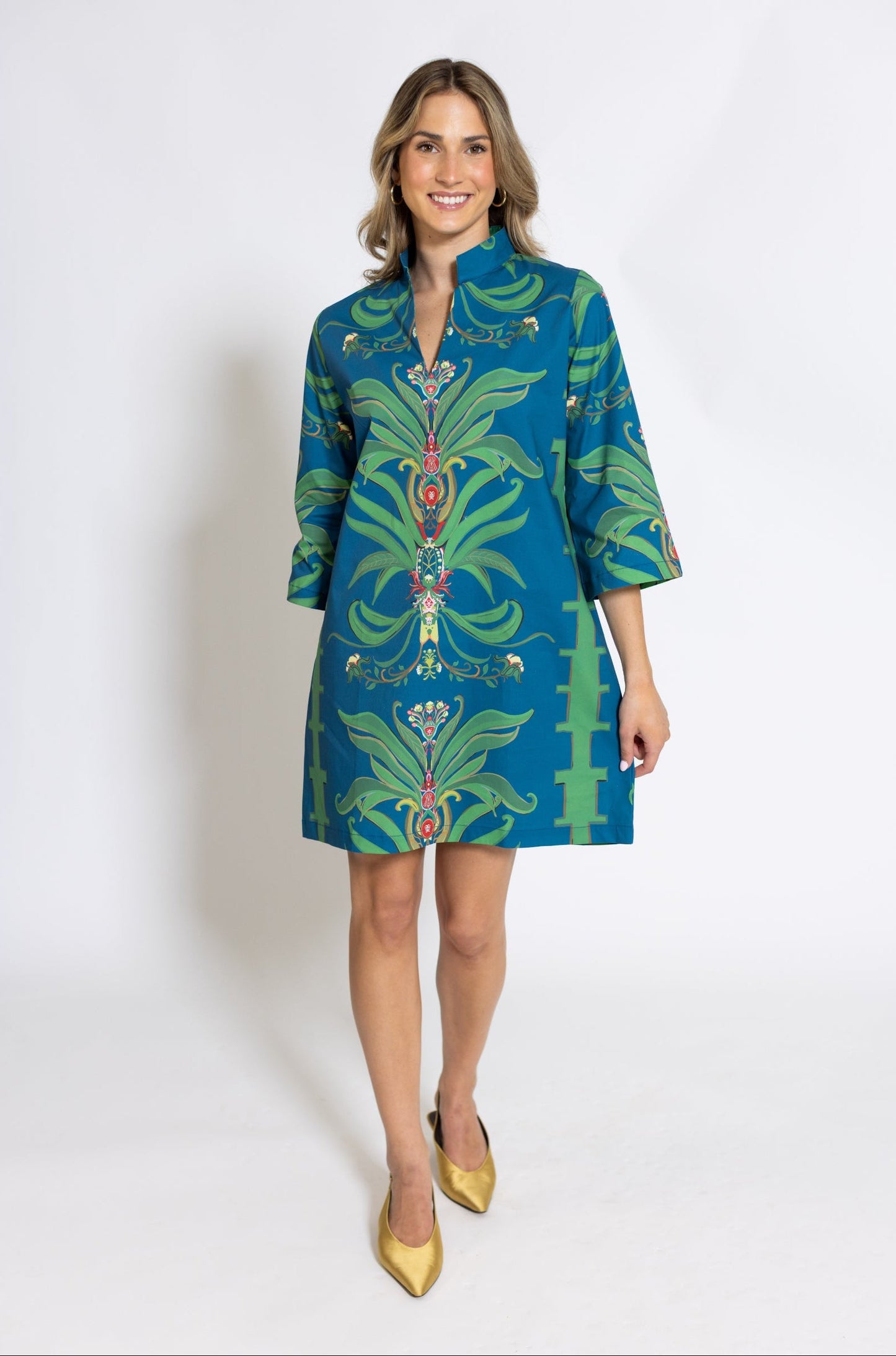 House of MBR Boll and Vine Bouvier Short Dress