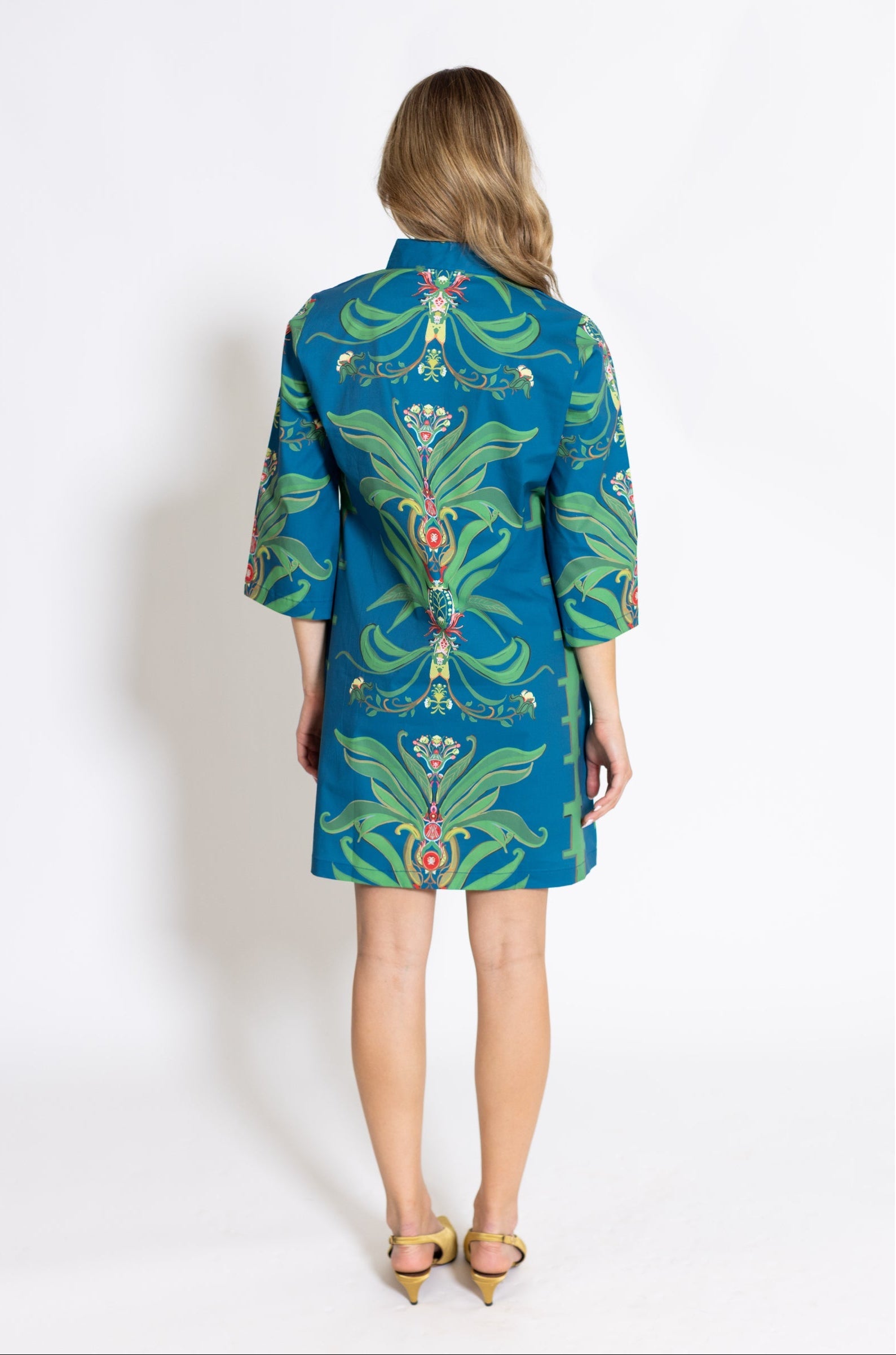 House of MBR Boll and Vine Bouvier Short Dress