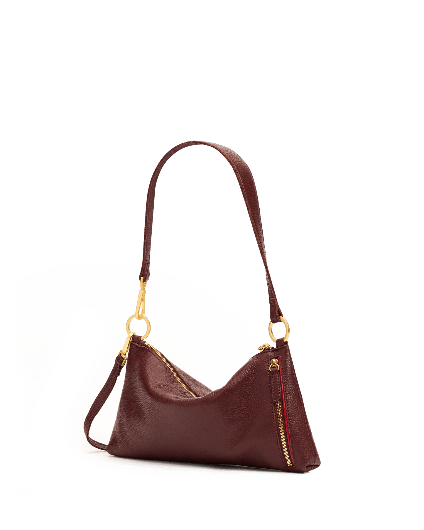 Hammitt Kyle Cherrywood Pebble/Brushed Gold Sml