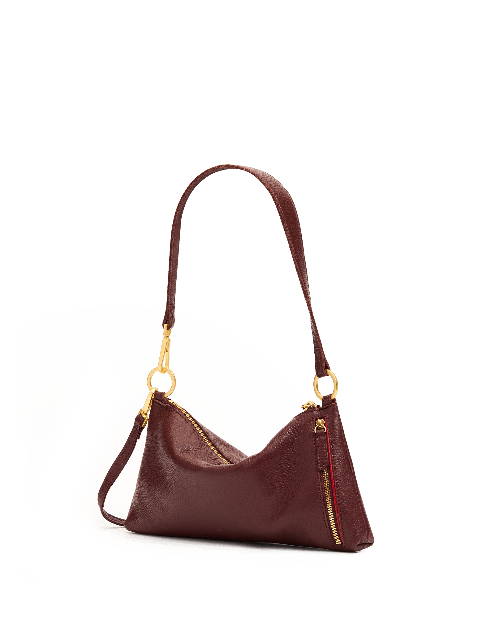 Hammitt Kyle Cherrywood Pebble/Brushed Gold Sml