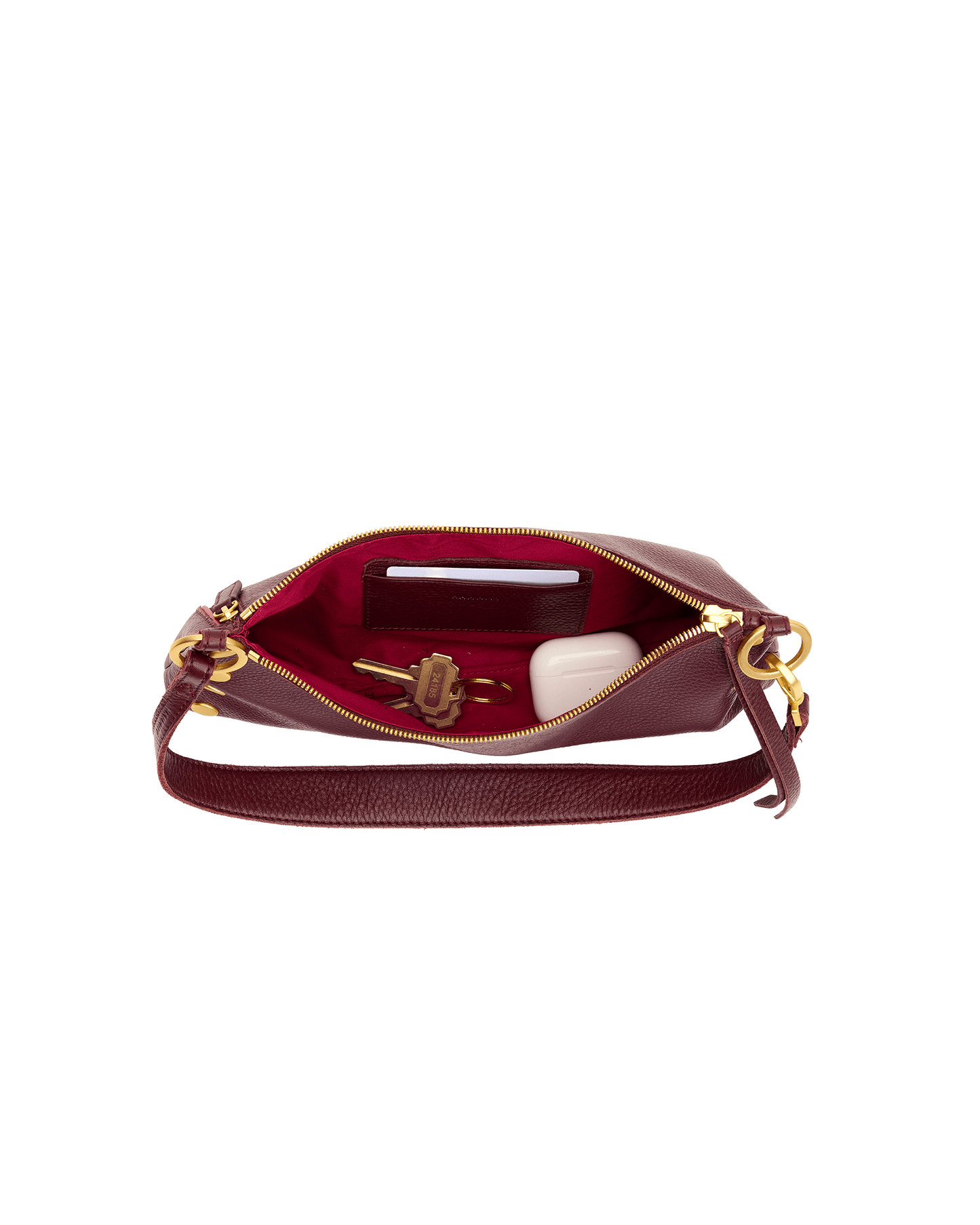 Hammitt Kyle Cherrywood Pebble/Brushed Gold Sml