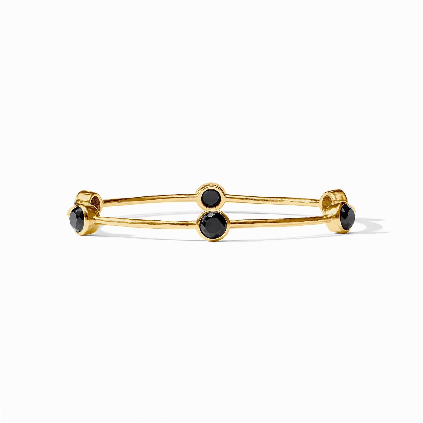 Julie Vos Milano Luxe Bangle - Obsidian Black - M
