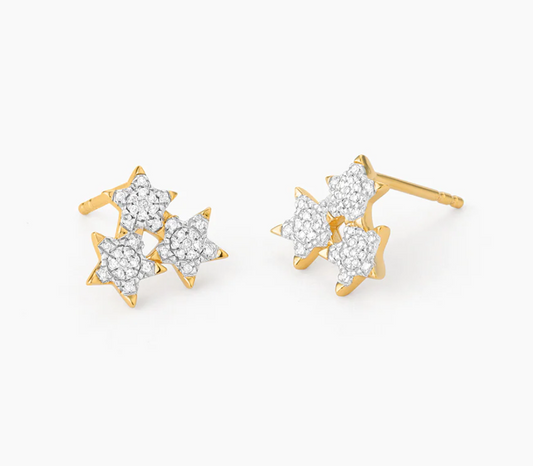 Ella Stein Trio Of Stars Stud