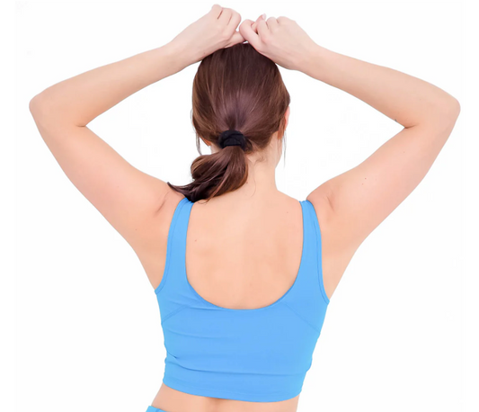 Turquoise Athletic Sports Bra