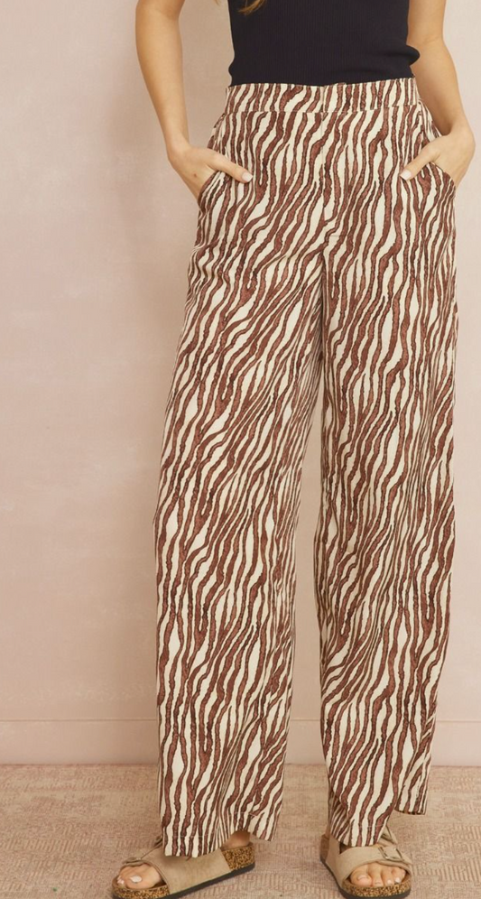 Tiger Print Pants