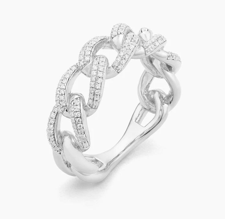 Stronger Together Stackable Ring - Silver