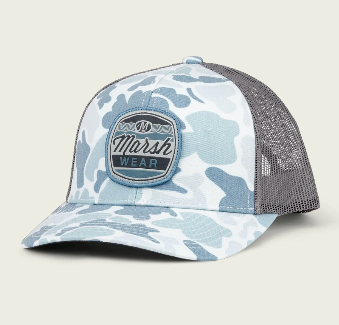 Badger Trucker Hat (Teal Camo)