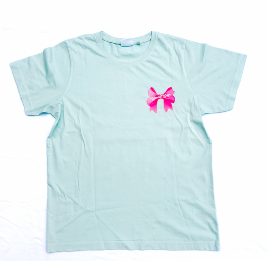 9 Up 30A Bow WW Tee (Pool Day + Pink)