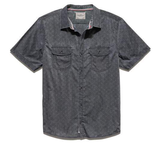 Gardendale Vintage Soft Dot Print Shirt