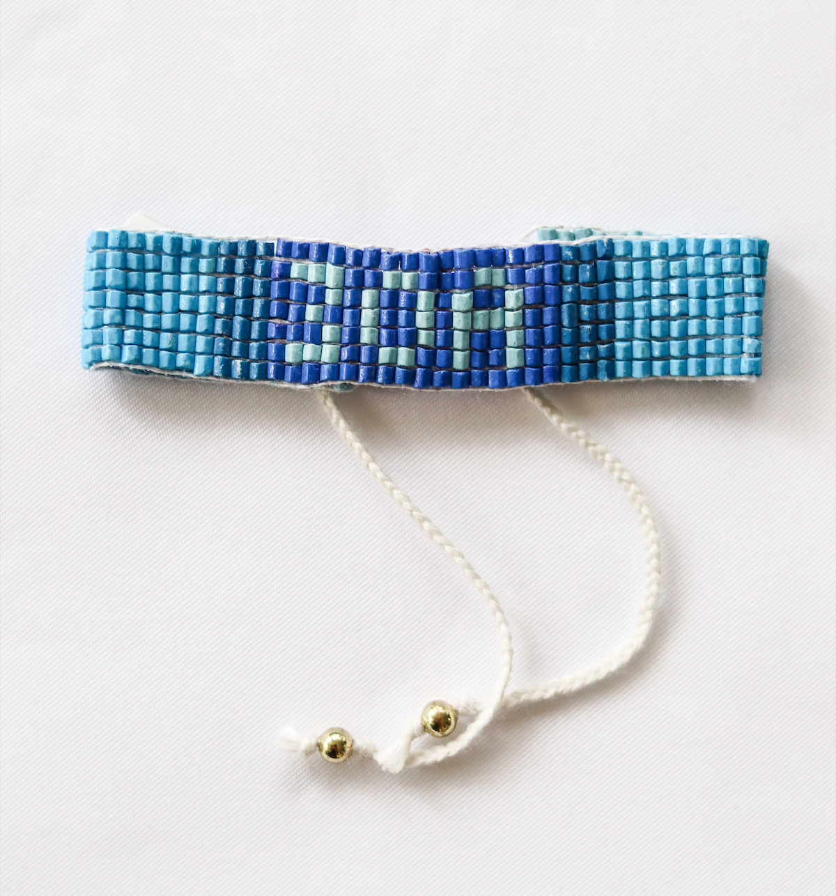 Blue 30A Beaded Bracelet