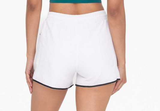 White Tennis Short