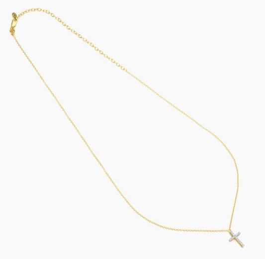 Believe Cross Pendant Necklace