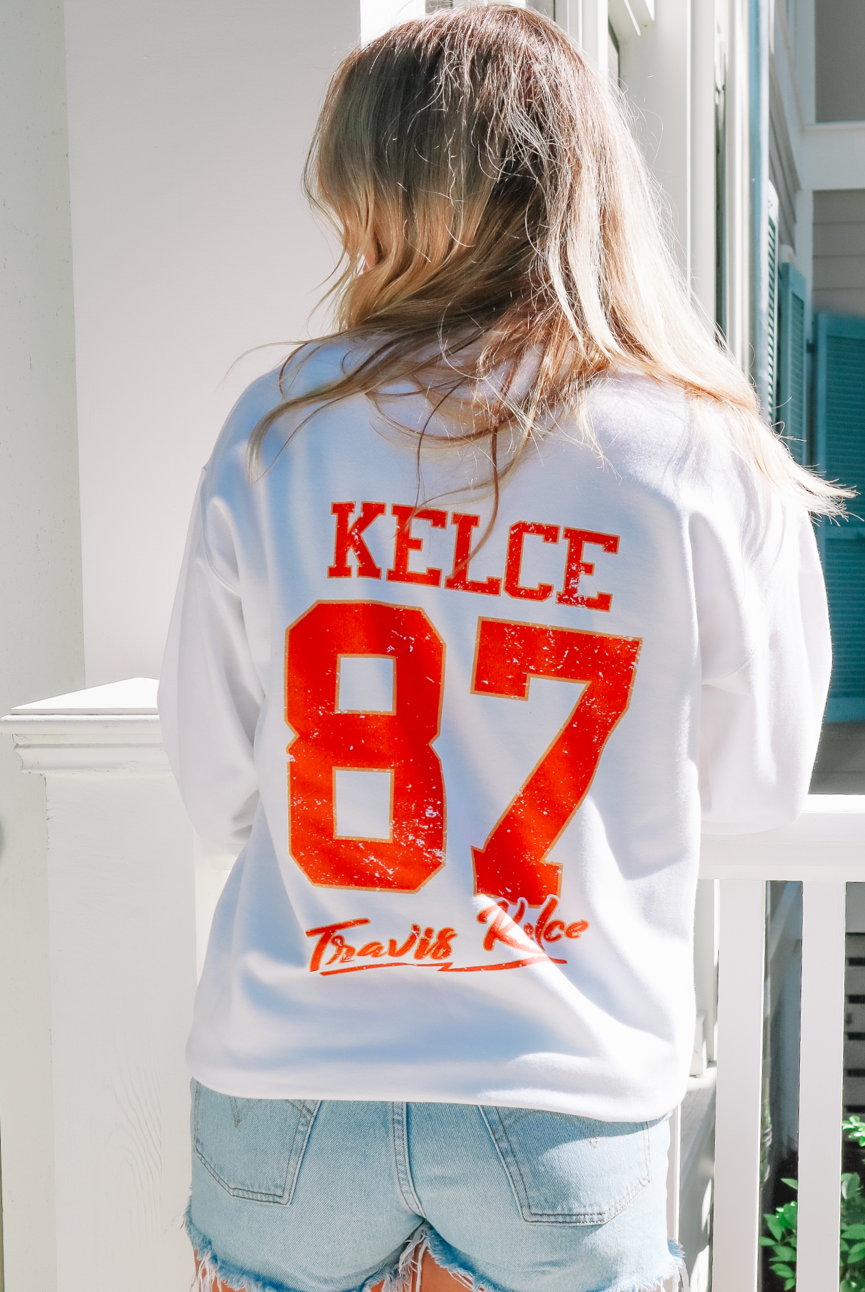 Chiefs Era Sweatshirt - White