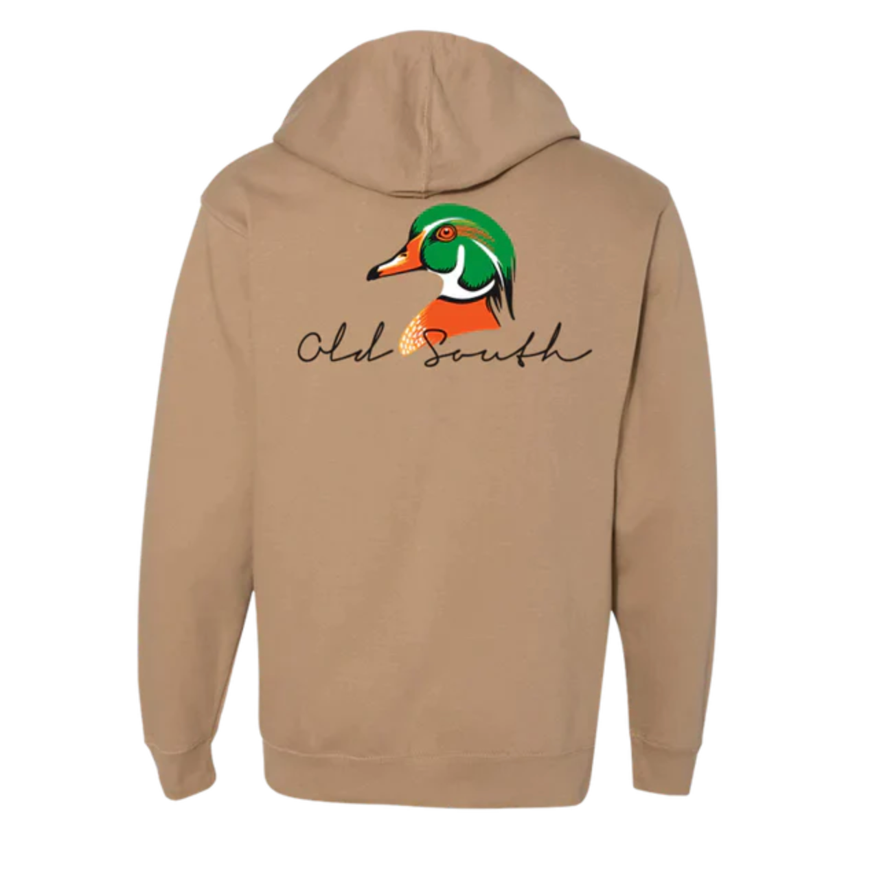 Wood Duck Head Hoodie - Sandstone