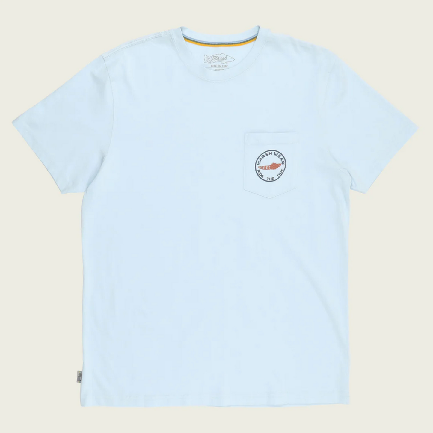 RedFish Overlay SS Tee (Chambray)