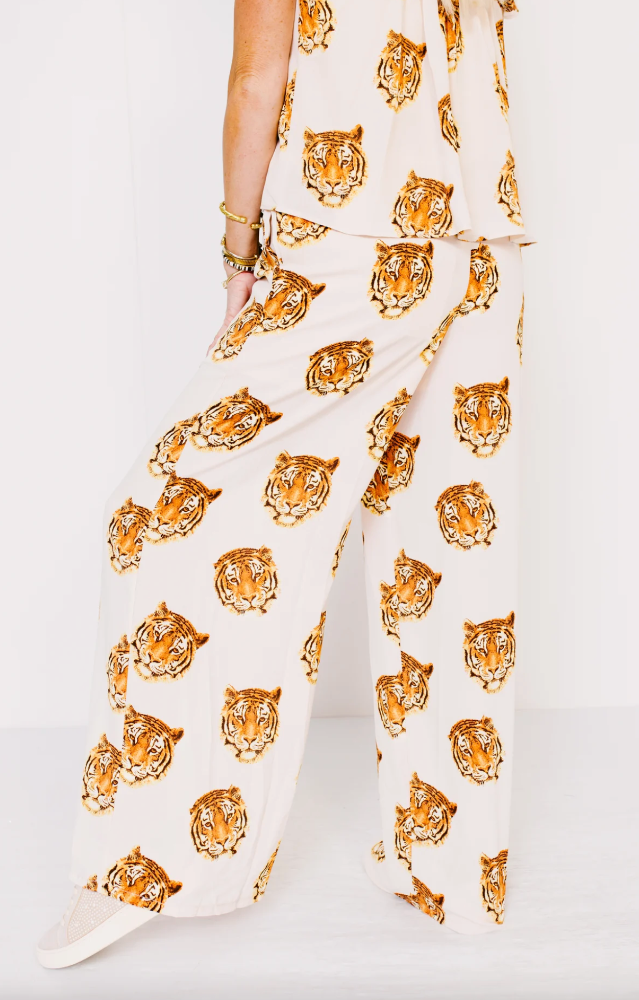 Tiger Print Pocket Pant