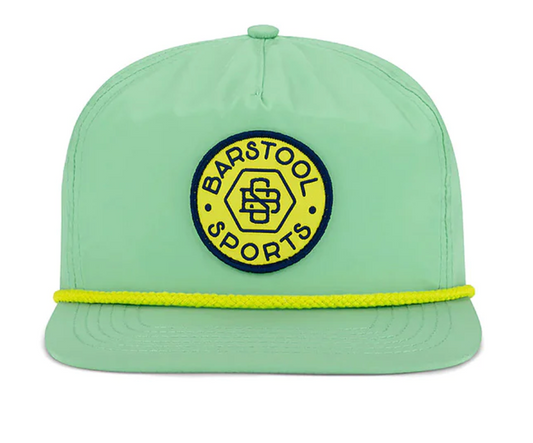 Barstool Retro Rope Hat (Green)