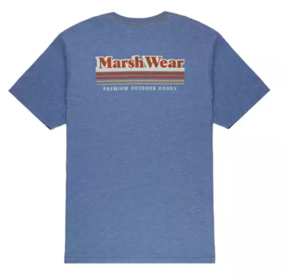 Marsh Wear Gradient Tee (Bluefin Heather)