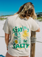 Stay Salty 30A Tee (Sand + Green)