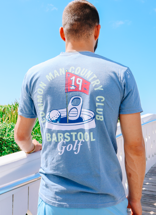 Barstool CMCC 19th Can Pocket Tee (Blue Jean)