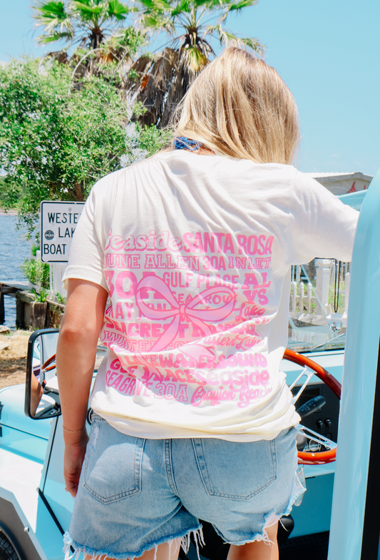 30A Places Natural/Pink Tee (2024)