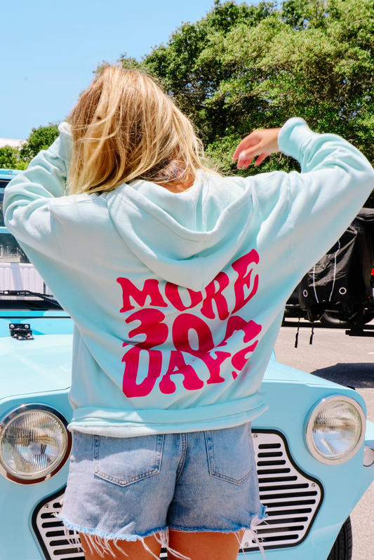 More 30A Days Zip Hoodie (Pool Day)