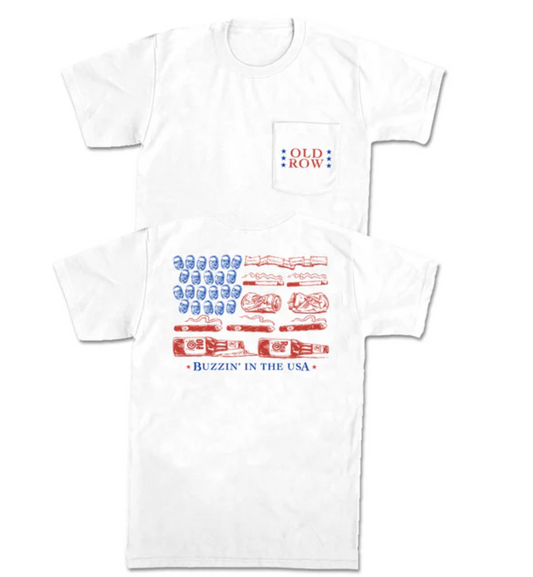 Buzzin' In The USA Pocket Tee