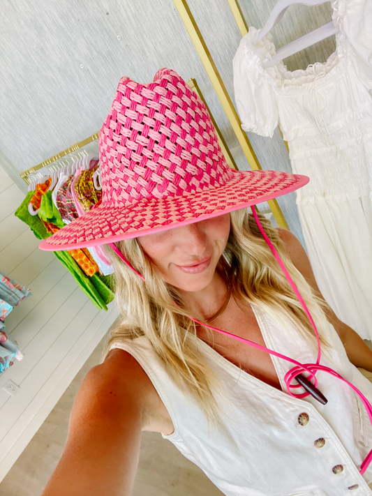 Lifeguard Hat (Pink/Pink)