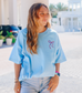 Places on 30A Red Bow Tee (LT Blue/Blue)