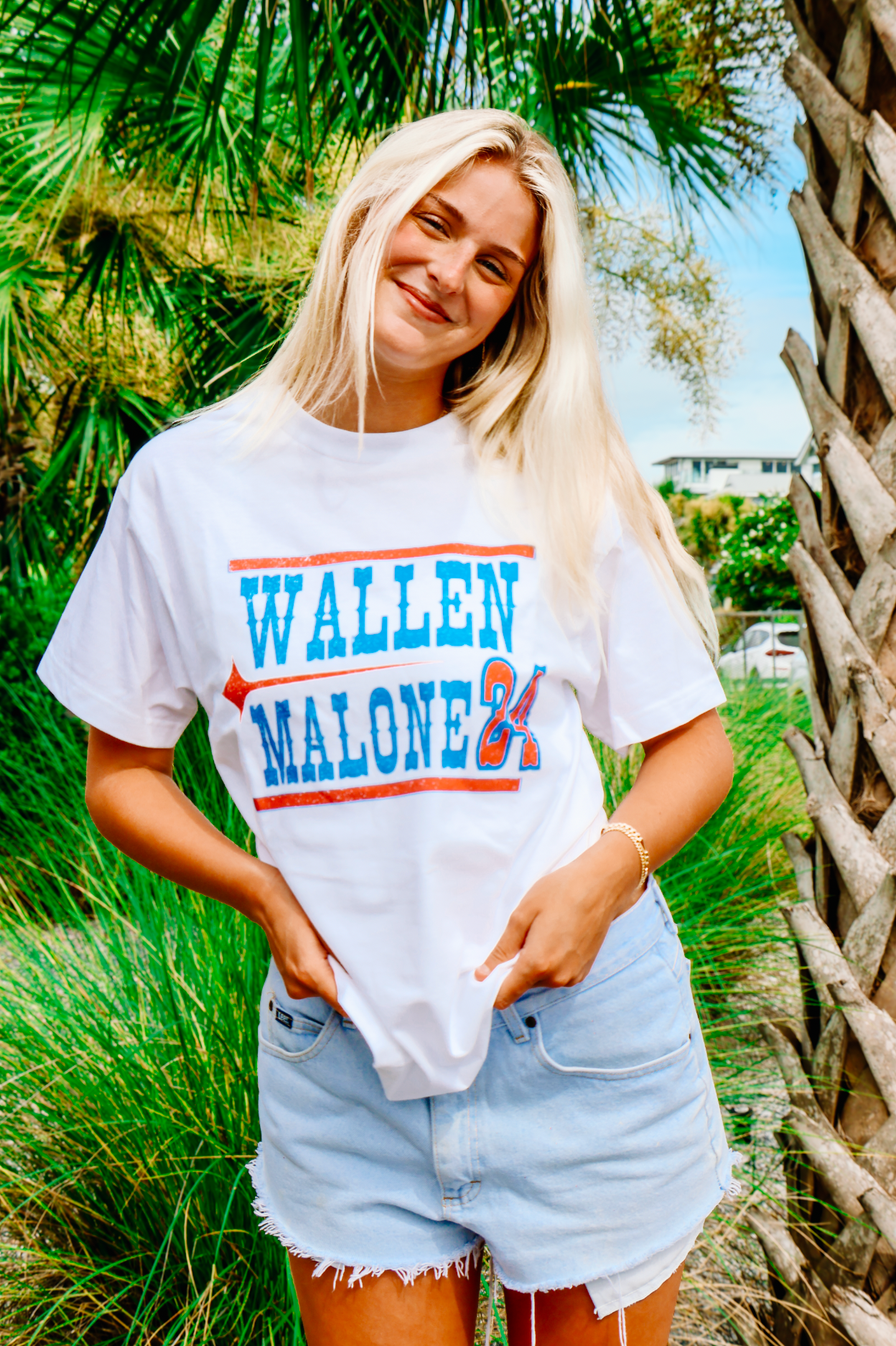 Wallen Malone 24 Tee (White)