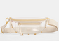 CHARLES CROSSBODY MED CLEAR - Calla Lily White/Brushed Gold