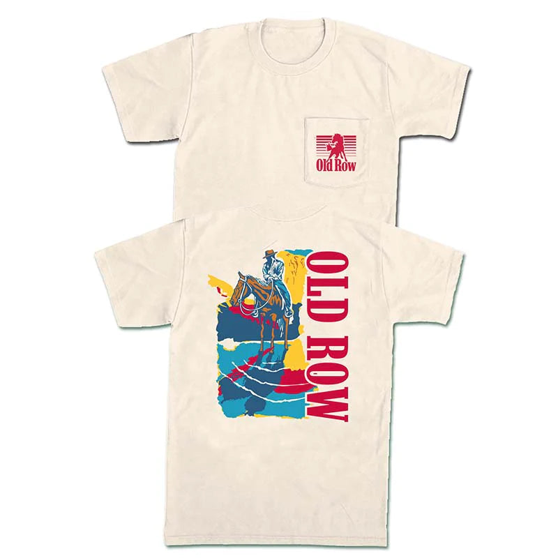 Old Row The Cowboy Pocket Tee (Ivory)