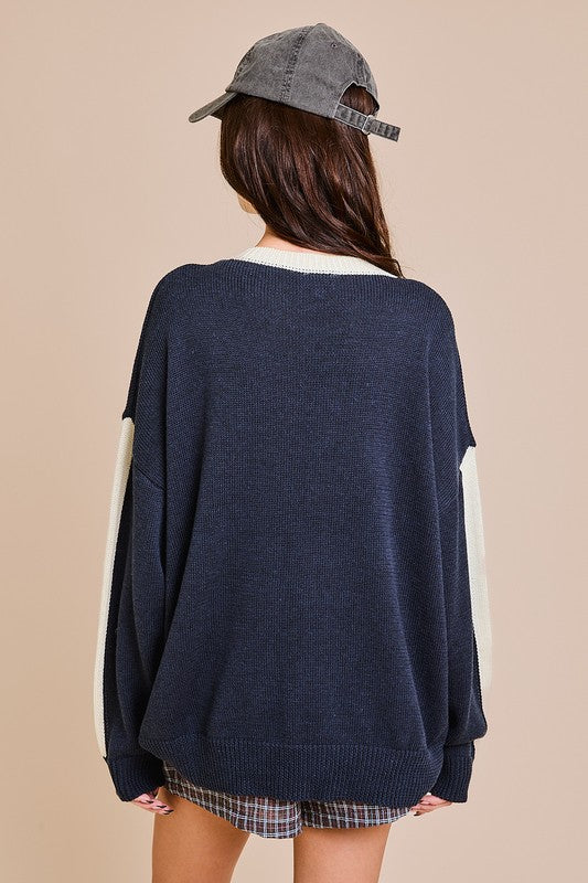 89 Round Neck Sweater Top